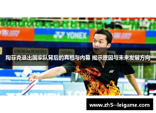 陶菲克退出国家队背后的真相与内幕 揭示原因与未来发展方向 陶菲克退出国家队背后的真相与内幕 揭示原因与未来发展方向